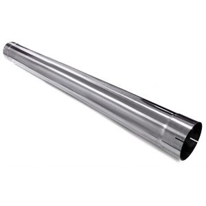 Polish Stainless Steel Straight Exhaust Pipe 5" ID x 51 " long