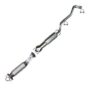 2000 Saab 9-5 2.3t Sedan 4-Door 2.3L Stainless Steel Front pipe Center Muffler Exhaust kit 