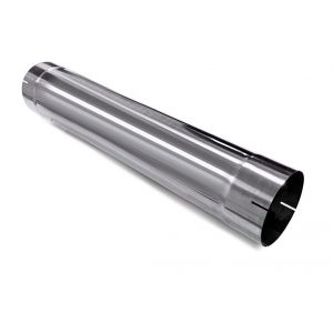 Polish Stainless Steel Straight Exhaust Pipe 5" ID x 30 " long