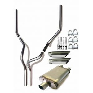 1987 Chevy C50 6 - 8 cylinder dual 2.5 pipe performance exhaust kit