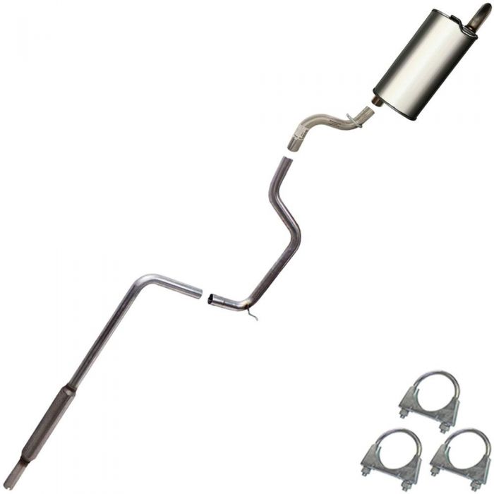 Exhaust Flex Pipe with Braided Stainless Steel & Gasket for 2000-2007 Ford Taurus Mercury Sable 